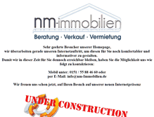 Tablet Screenshot of nm-immobilien.de